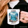 Artistic Glacier National Park Adventure Personalized Mug, Montana Travel Gift and Souvenir with Custom Name