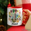 Artistic Italy Landmarks Personalized Mug, Italian Gift and Souvenir with Custom Name