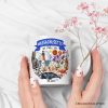 Artistic Massachusetts State Themes and Landmarks Personalized Mug With Custom Name