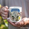 Artistic Missouri State Themes and Landmarks Personalized Mug With Custom Name