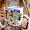 Artistic New Mexico State Themes and Landmarks Personalized Mug With Custom Name