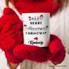 ASL Sign Language Merry Christmas Mug, Personalized Gift for Teacher