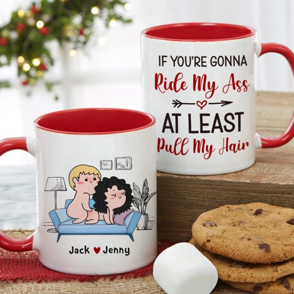 At Least Pull My Hair-Gift For Couple-Personalized Coffee Mug-Funny Couple Mug