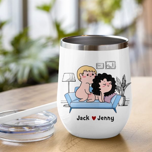 At Least Pull My Hair-Gift For Couple-Personalized Coffee Mug-Funny Couple Mug