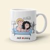 At Least Pull My Hair-Gift For Couple-Personalized Coffee Mug-Funny Couple Mug