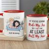At Least Pull My Hair-Gift For Couple-Personalized Coffee Mug-Funny Couple Mug