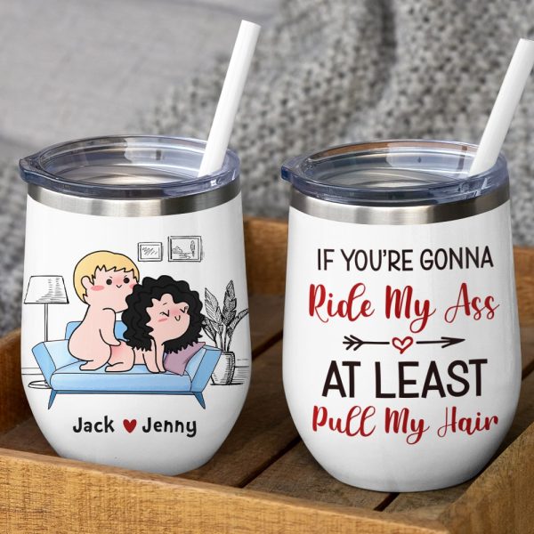 At Least Pull My Hair-Gift For Couple-Personalized Coffee Mug-Funny Couple Mug