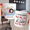 At Least Pull My Hair-Gift For Couple-Personalized Coffee Mug-Funny Couple Mug