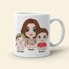 At Least You Don't Have Ugly Children, Personalized Coffee Mug, Mom and Her Beautiful Kids Mug, Mother's Day Gift, Birthday Gift For Mom