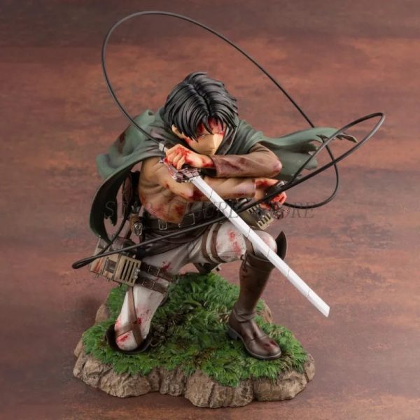 Attack On Titan Action Figure Levi Ackerman Figurine