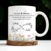 Aunt And Niece Always Close At Heart Coffee Mug - Personalized Custom Coffee Mug - FAM744_MG
