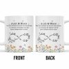 Aunt And Niece Always Close At Heart Coffee Mug - Personalized Custom Coffee Mug - FAM744_MG