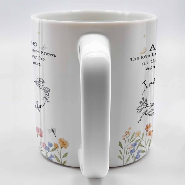 Aunt And Niece Always Close At Heart Coffee Mug - Personalized Custom Coffee Mug - FAM744_MG