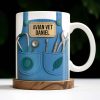 Avian Vet Customizable Mug With Medical Instruments - Personalized Custom Coffee Mug - DOC049_MG