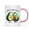 Avocado Couple Expecting Parents Pregnancy Announcement Keepsake Personalized Mug