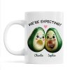 Avocado Couple Expecting Parents Pregnancy Announcement Keepsake Personalized Mug