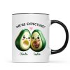 Avocado Couple Expecting Parents Pregnancy Announcement Keepsake Personalized Mug