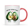 Avocado Couple Expecting Parents Pregnancy Announcement Keepsake Personalized Mug