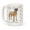 Aw Heck I Love Great Danes Coffee Mug
