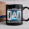 Awesome Dad And Children 02QHDT100523HH Personalized Family Black Mug