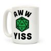 Aww Yiss D20 Coffee Mug