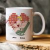 Babe You Give Me A Boner, Naughty Make Love Old Couple White Mug Happy Valentine's Day