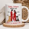 Baby Arriving Happy First Mother's Day Personalized Mug, Gift For Pregnant Mom, Expecting Mom