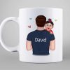 Baby Been With Dad For Just A While New Dad Newborn Personalized Mug