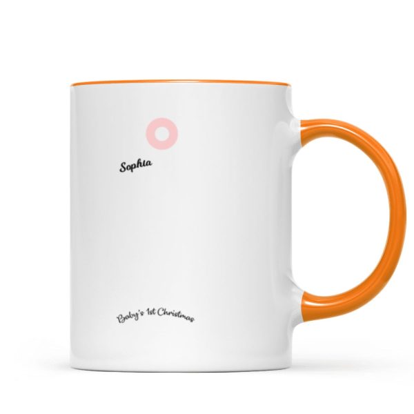 Baby Inside Gift Box 3D Effect Personalized Mug, Lovely Keepsake to Celebrate Baby's First Christmas