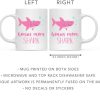 Baby Shark Bonus Mom Coffee Mug Funny Family Gift for Stepmom Birthday Mother's Day Christmas Gift