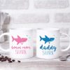 Baby Shark Bonus Mom Coffee Mug Funny Family Gift for Stepmom Birthday Mother's Day Christmas Gift