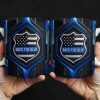 Back The Blue, Shield and Stars - Personalized Custom Coffee Mug - OFC018_MG