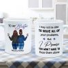 Back View Besties To My Bestie Personalized Mug, Christmas Gift For Best Friends, BFF