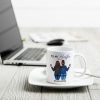 Back View Besties To My Bestie Personalized Mug, Christmas Gift For Best Friends, BFF