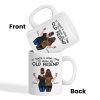 Back View Besties Walking It Takes A Long Time To Grow An Old Friend Personalized Mug, Gift For Best Friends, BFF