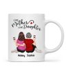 Back View Embracing Women Like Mother Like Daughters Personalized Mug