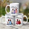 Back View Embracing Women Like Mother Like Daughters Personalized Mug