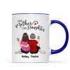 Back View Embracing Women Like Mother Like Daughters Personalized Mug