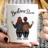 Back View Women Besties Forever Personalized Mug