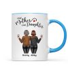 Back View Women Like Mother Like Daughters Personalized Mug