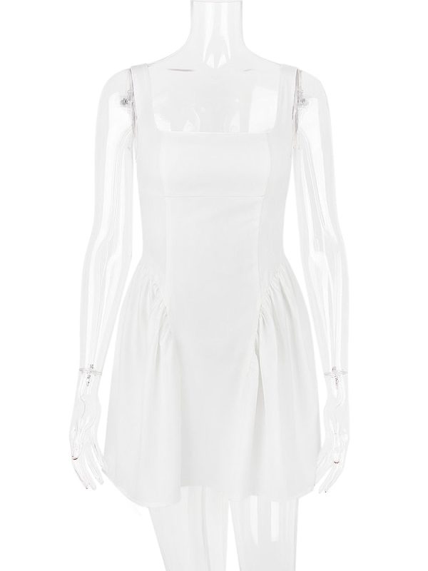 Backless Bow Mini Dress