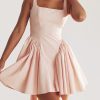 Backless Bow Mini Dress