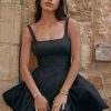 Backless Large Bow Mini Dress