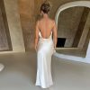 Backless Sleeveless Slim Long Dresses