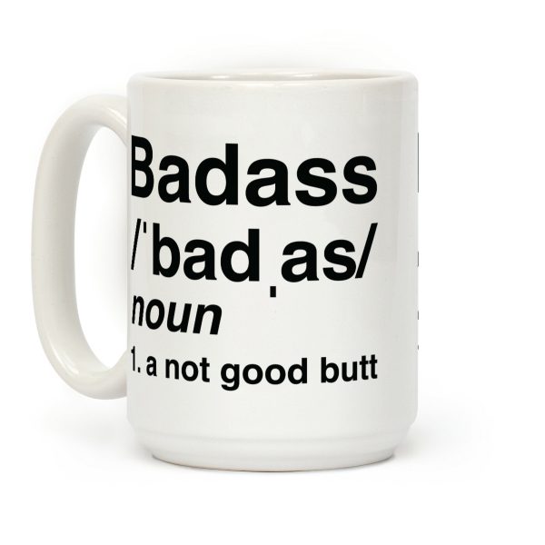 Badass Definition Coffee Mug