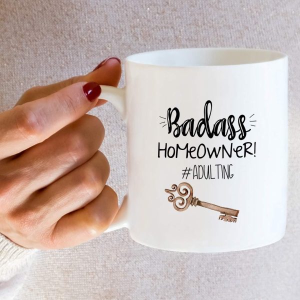 Badass Homeowner Coffee Mug Funny Housewarming Gift for New Home Owner