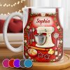 Bake The World A Better Place Kitchen Delights - Personalized Custom Coffee Mug - HOB027_MG