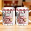 Baking Apron And Heart Cookie - Personalized Custom Coffee Mug - FAM320_MG