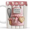 Baking Apron And Heart Cookie - Personalized Custom Coffee Mug - FAM320_MG