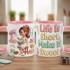 Baking Girl Coffee Mug - Personalized Gifts For Baking Lovers 01pgqn260126